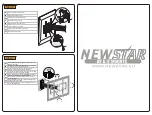 Предварительный просмотр 4 страницы NewStar LED-W800BLACK Instruction Manual