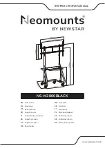 Preview for 1 page of NewStar Neomount NS-M3800BLACK Instruction Manual