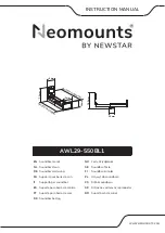 NewStar Neomounts AWL29-550BL1 Instruction Manual preview