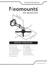 Preview for 1 page of NewStar Neomounts BEAMER-W050SILVER Instruction Manual