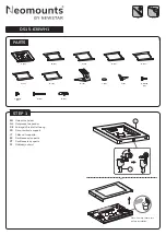 Preview for 2 page of NewStar Neomounts DS15-630WH1 Instruction Manual