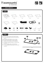 Предварительный просмотр 2 страницы NewStar Neomounts DS15-650WH1 Instruction Manual