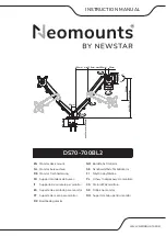 NewStar NEOMOUNTS DS70-700BL2 Instruction Manual preview