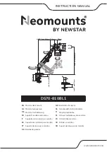 NewStar Neomounts DS70-810BL1 Instruction Manual предпросмотр