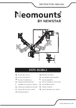 NewStar Neomounts DS70-810BL2 Instruction Manual preview