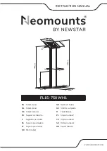 Preview for 1 page of NewStar Neomounts FL15-750WH1 Instruction Manual