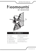 Preview for 1 page of NewStar NeoMounts FL40-430BL14 Instruction Manual