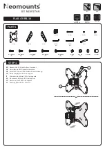 Preview for 2 page of NewStar NeoMounts FL40-430BL14 Instruction Manual