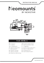 NewStar NeoMounts FL40-450BL11 Instruction Manual preview