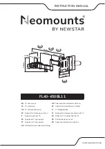 Preview for 1 page of NewStar NeoMounts FL40-450BL11 Instruction Manual