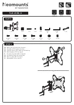 Предварительный просмотр 2 страницы NewStar NeoMounts FL40-450BL12 Instruction Manual