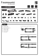 Preview for 2 page of NewStar NeoMounts FL50-550BL1 Instruction Manual