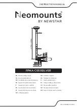 Предварительный просмотр 1 страницы NewStar Neomounts FPMA-C050SILVER Instruction Manual