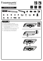 Предварительный просмотр 2 страницы NewStar Neomounts FPMA-C050SILVER Instruction Manual