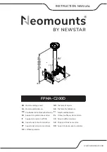 NewStar Neomounts FPMA-C200D Instruction Manual preview