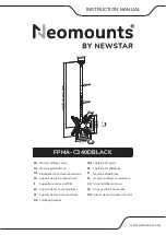 Preview for 1 page of NewStar Neomounts FPMA-C340DBLACK Instruction Manual