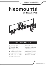 Preview for 1 page of NewStar Neomounts FPMA-CB100BLACK Instruction Manual