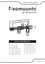 Preview for 1 page of NewStar Neomounts FPMA-CB200BLACK Instruction Manual