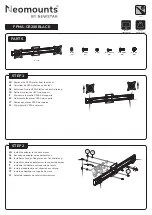 Предварительный просмотр 2 страницы NewStar Neomounts FPMA-CB200BLACK Instruction Manual