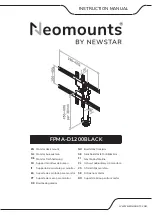 NewStar Neomounts FPMA-D1200BLACK Instruction Manual preview