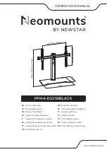 Preview for 1 page of NewStar Neomounts FPMA-D1250BLACK Instruction Manual