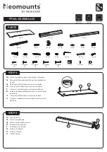 Preview for 2 page of NewStar Neomounts FPMA-D1250BLACK Instruction Manual