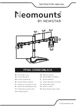 NewStar Neomounts FPMA-D550DDBLACK Instruction Manual preview