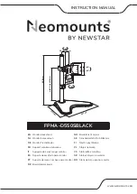 NewStar NeoMounts FPMA-D550SBLACK Instruction Manual preview