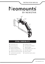 Preview for 1 page of NewStar Neomounts FPMA-D600BLACK Instruction Manual