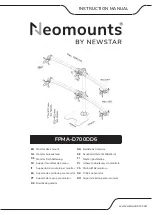 Preview for 1 page of NewStar Neomounts FPMA-D700DD6 Instruction Manual