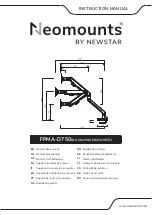 Предварительный просмотр 1 страницы NewStar Neomounts FPMA-D750BLACK2 Instruction Manual