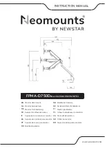 Preview for 1 page of NewStar Neomounts FPMA-D750D Instruction Manual