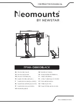 Предварительный просмотр 1 страницы NewStar Neomounts FPMA-D860DBLACK Instruction Manual