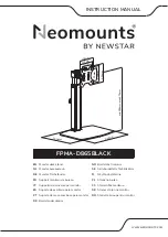 NewStar Neomounts FPMA-D865BLACK Instruction Manual preview