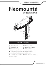 NewStar Neomounts FPMA-D935D Instruction Manual preview