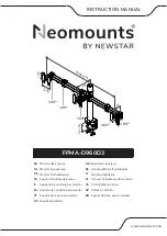 NewStar Neomounts FPMA-D960D3 Instruction Manual предпросмотр