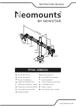 NewStar Neomounts FPMA-D960DG Instruction Manual preview