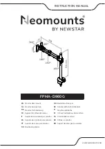 NewStar Neomounts FPMA-D960G Instruction Manual preview