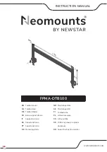 NewStar Neomounts FPMA-DTB100 Instruction Manual предпросмотр