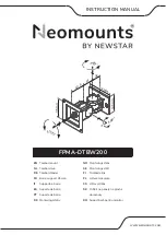 Preview for 1 page of NewStar Neomounts FPMA-DTBW200 Instruction Manual