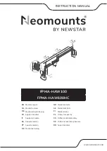 NewStar Neomounts FPMA-HAW100 Instruction Manual предпросмотр