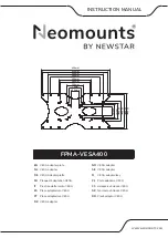 NewStar NeoMounts FPMA-VESA400 Instruction Manual preview