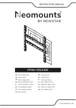 NewStar Neomounts FPMA-VESA425 Instruction Manual preview