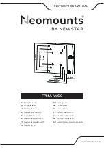 NewStar Neomounts FPMA-W60 Instruction Manual preview