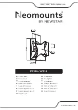 Preview for 1 page of NewStar NeoMounts FPMA-W812 Instruction Manual