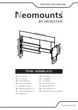 Предварительный просмотр 1 страницы NewStar Neomounts FPMA-W830BLACK Instruction Manual