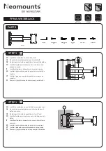 Предварительный просмотр 2 страницы NewStar Neomounts FPMA-W830BLACK Instruction Manual