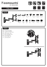 Preview for 2 page of NewStar Neomounts FPMA-W835 Instruction Manual