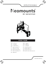 Предварительный просмотр 1 страницы NewStar Neomounts FPMA-W925 Instruction Manual