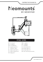 Preview for 1 page of NewStar Neomounts FPMA-W955 Instruction Manual